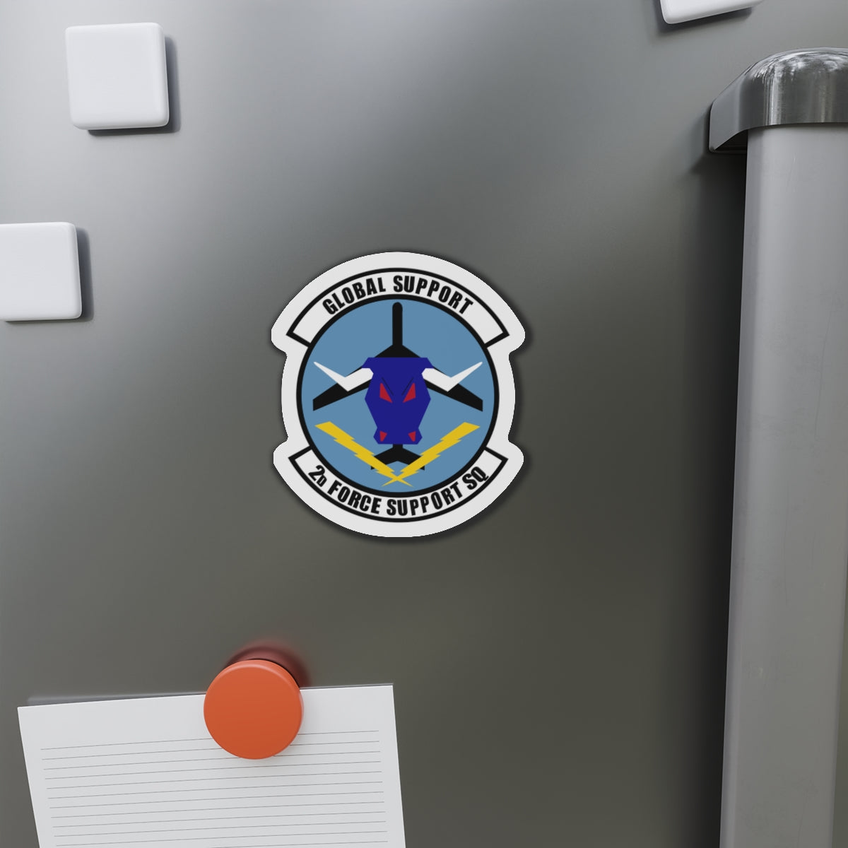 Die-Cut Magnet - USAF - 2d  Force Support Squadron wo txt