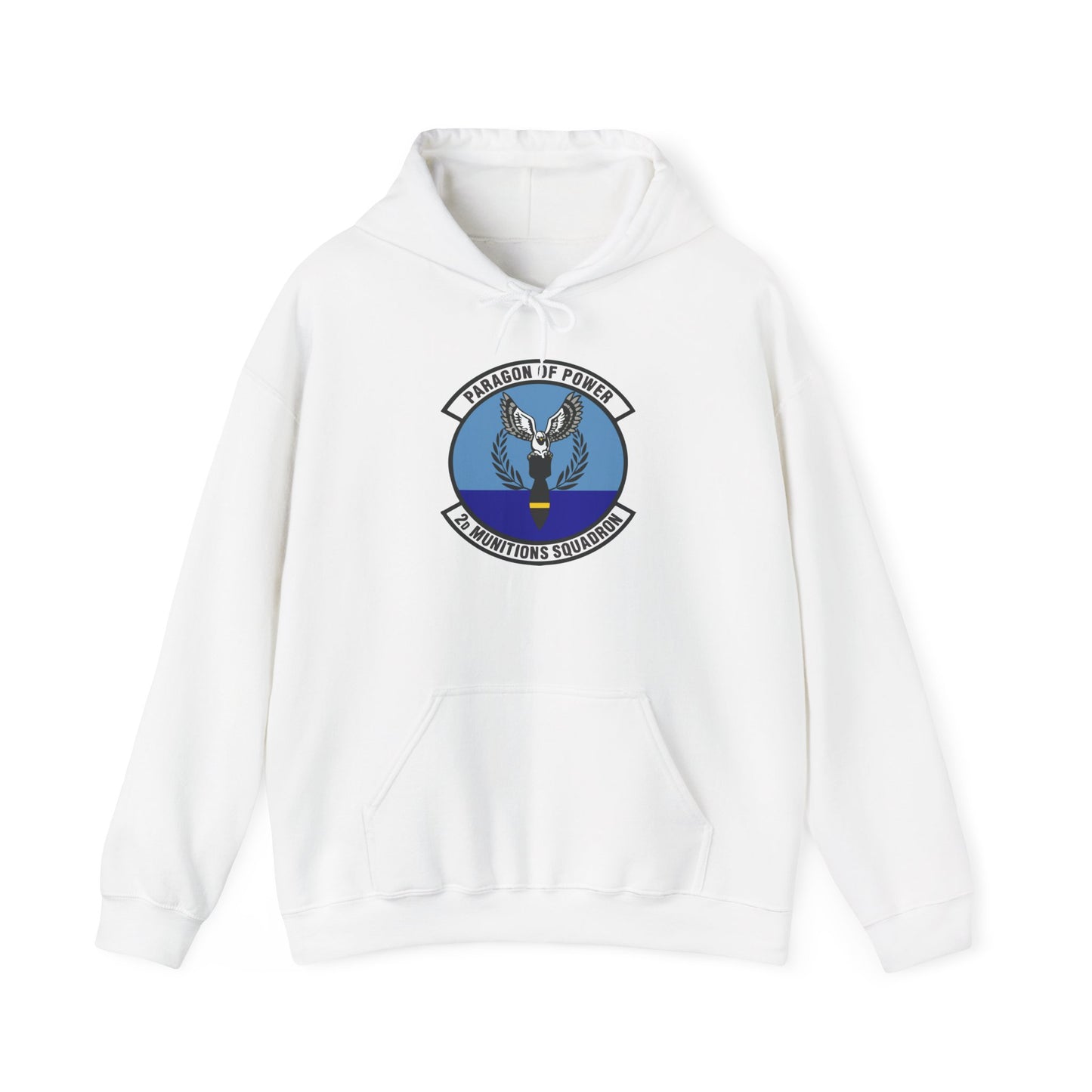 Unisex Heavy Blend Hooded Sweatshirt - USAF - 2nd Munitions Squadron wo txt