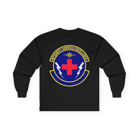 Unisex Ultra Cotton Long Sleeve Tee - USAF - 10th Healthcare Operations Sq wo txt