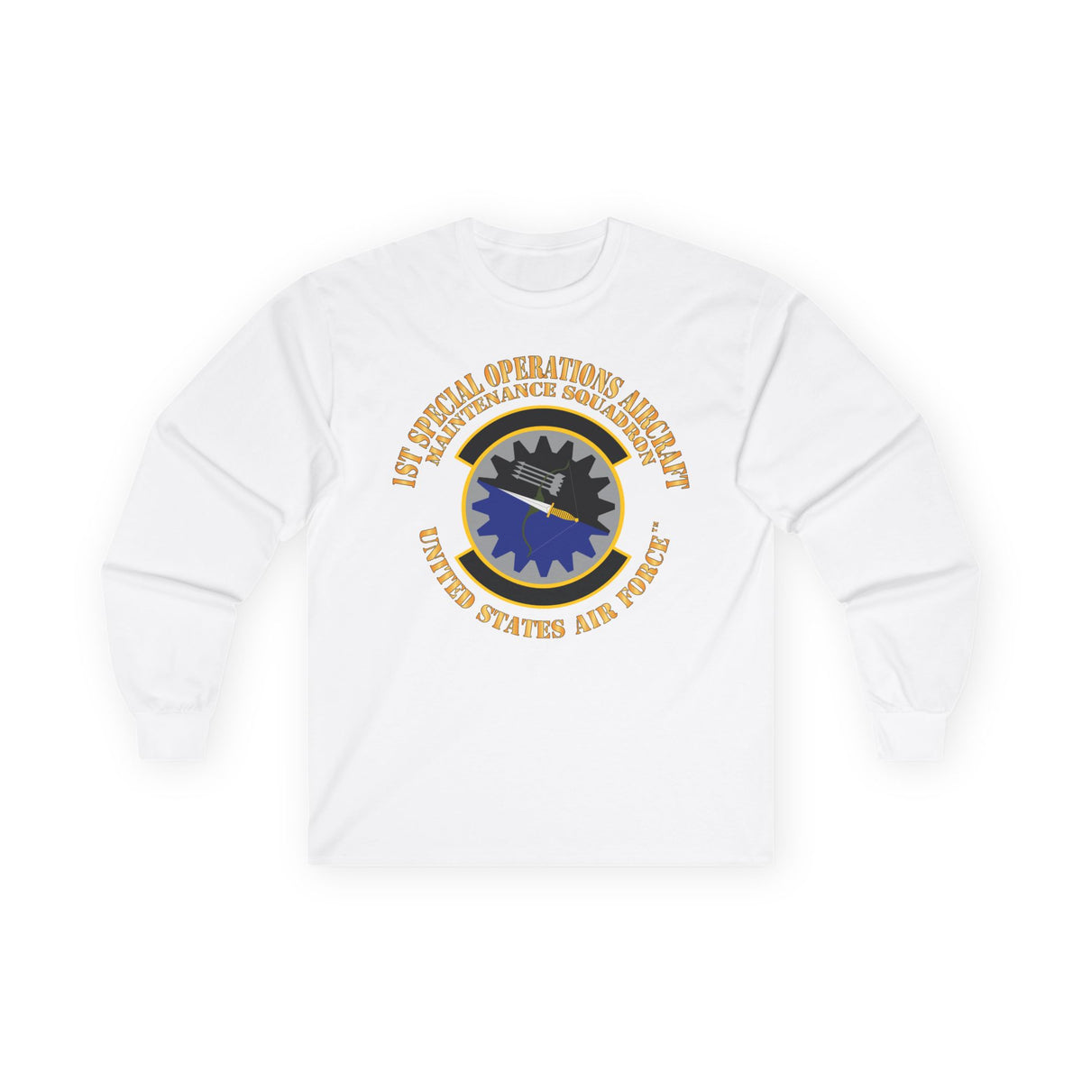 Unisex Ultra Cotton Long Sleeve Tee - USAF - 1st Special Operations Aircraft Maintenance Squadron X 300