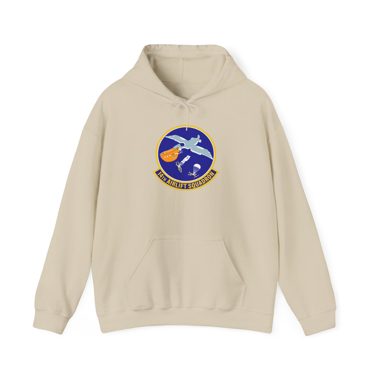 Unisex Heavy Blend Hooded Sweatshirt - USAF - 14th Airlift Squadron wo txt