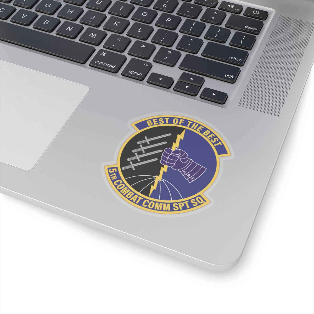 Kiss-Cut Stickers - USAF - 5th Combat Communications Support Sq wo txt X 300
