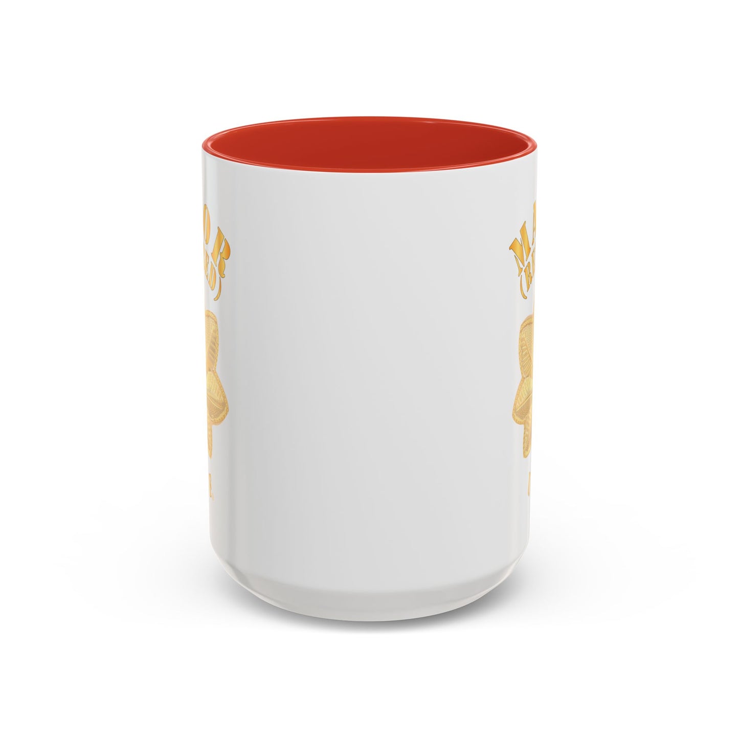Accent Coffee Mug (11oz & 15oz) - USAF - Major - Retired - USAF X 300