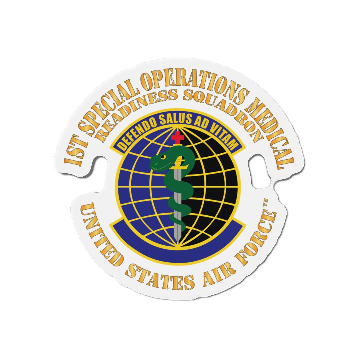 Die-Cut Magnet - USAF -  1st Special Operations Medical Readiness Squadron