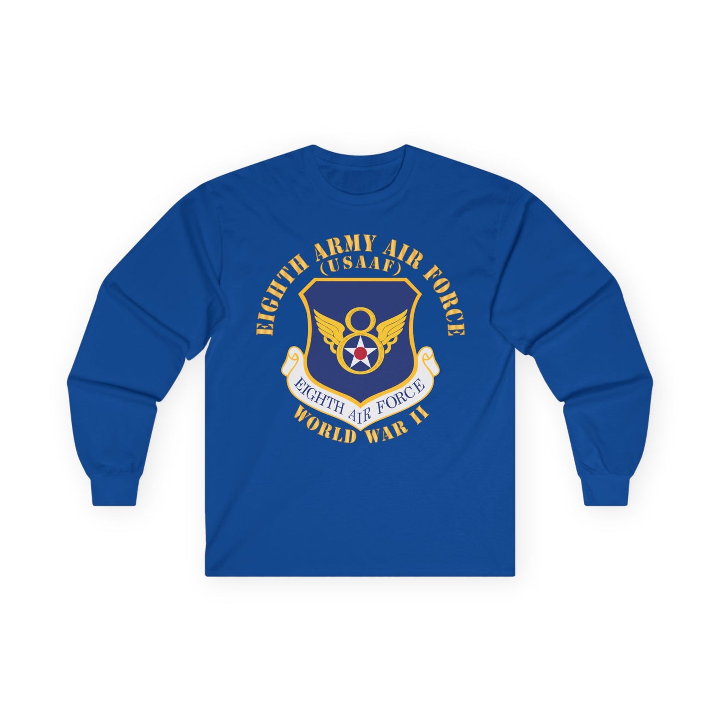 Unisex Ultra Cotton Long Sleeve Tee - USAF - 8th Air Force - WWII X 300
