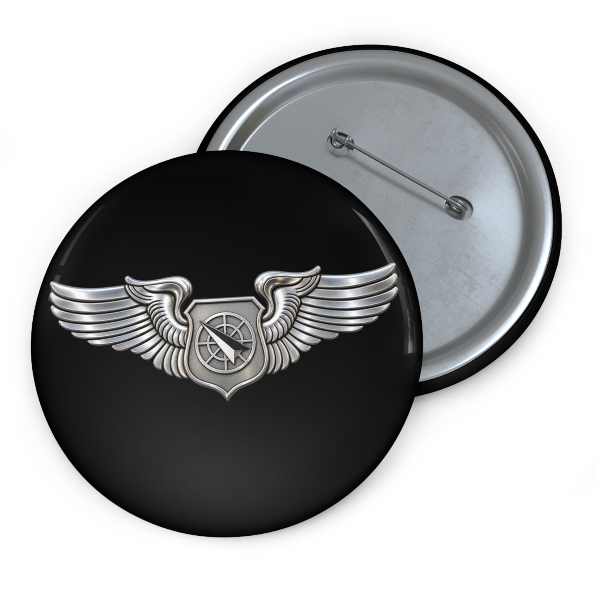 Custom Pin Button - USAF - Air Battle Manager Badge wo txt - 3D - Enhanced