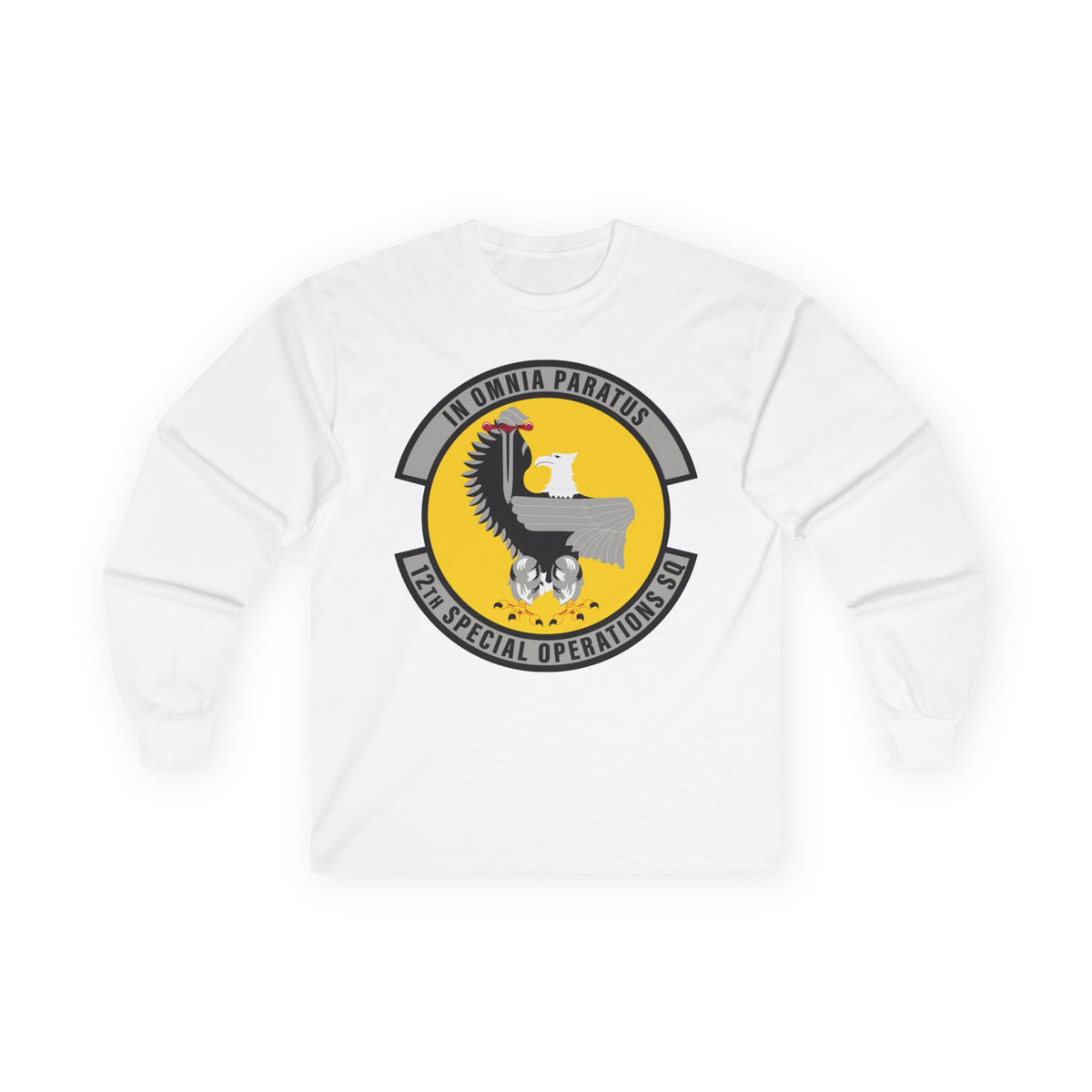 Unisex Ultra Cotton Long Sleeve Tee - USAF - 12th Special Operations Squadron wo txt