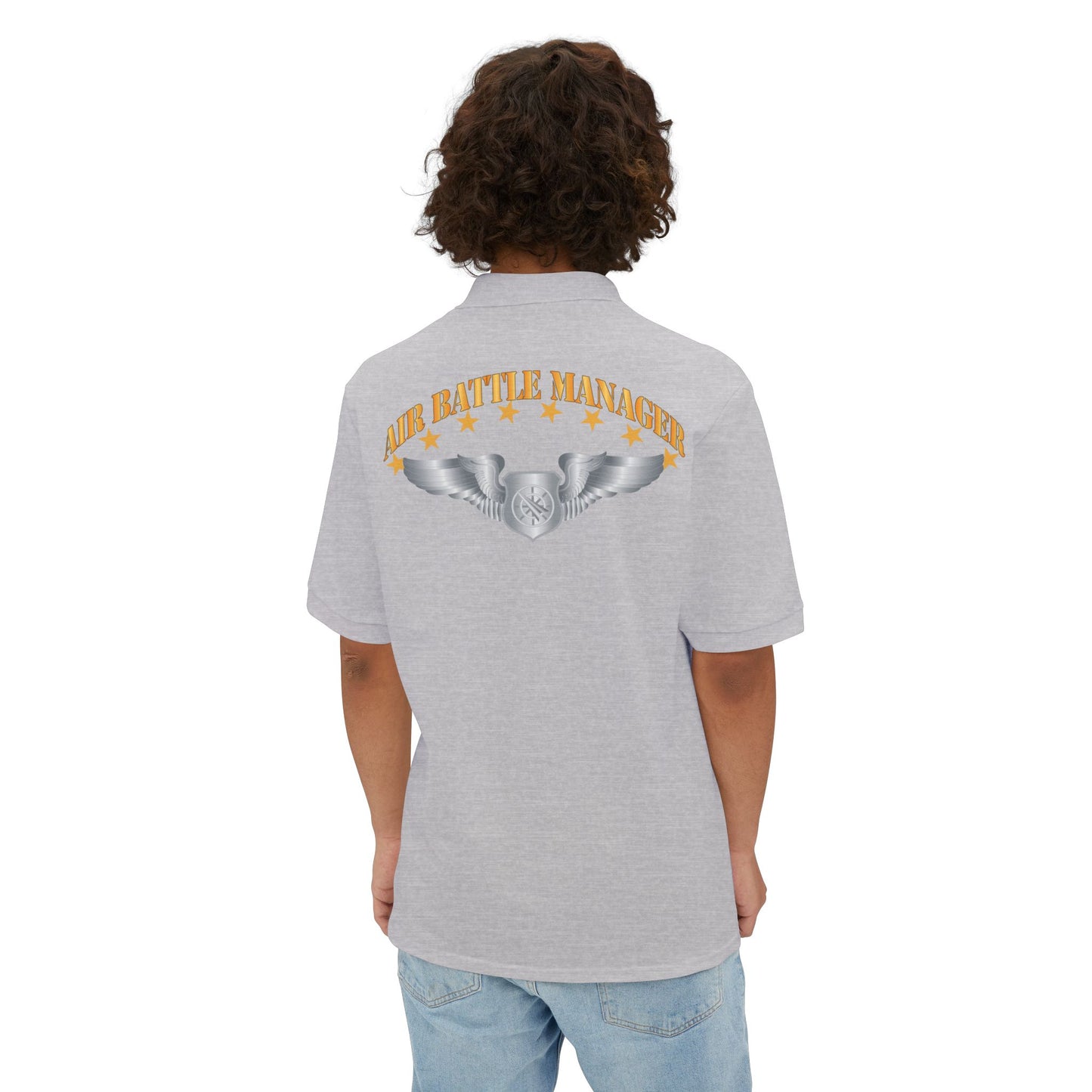 Men's Piqué Polo - USAF - Air Battle Manager X 300