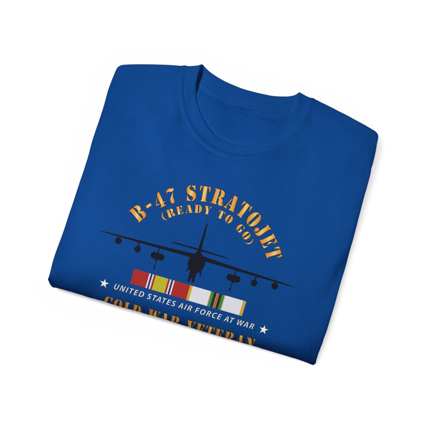 Unisex Ultra Cotton Tee - USAF - B-47 Stratojet - Ready to Go - Silhouette - Cold War Veteran X 300
