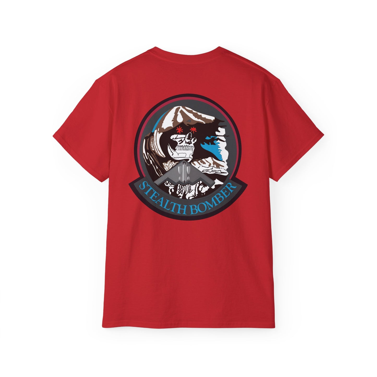 Unisex Ultra Cotton Tee - USAF - B2 - Grim Reaper - Stealth Bomber wo txt X 300