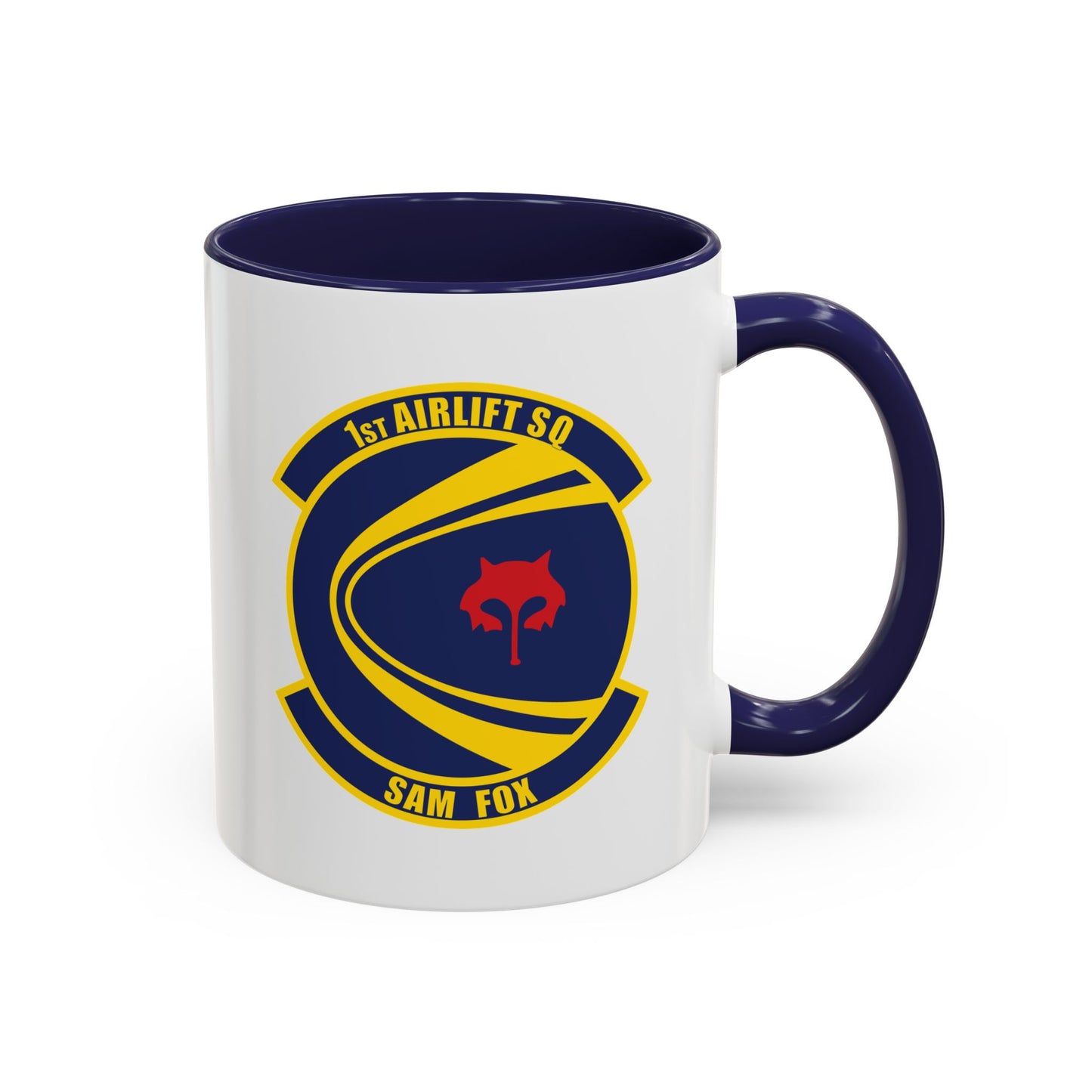 Accent Coffee Mug (11oz & 15oz) - USAF - 1st Airlift Squadron wo txt X 300