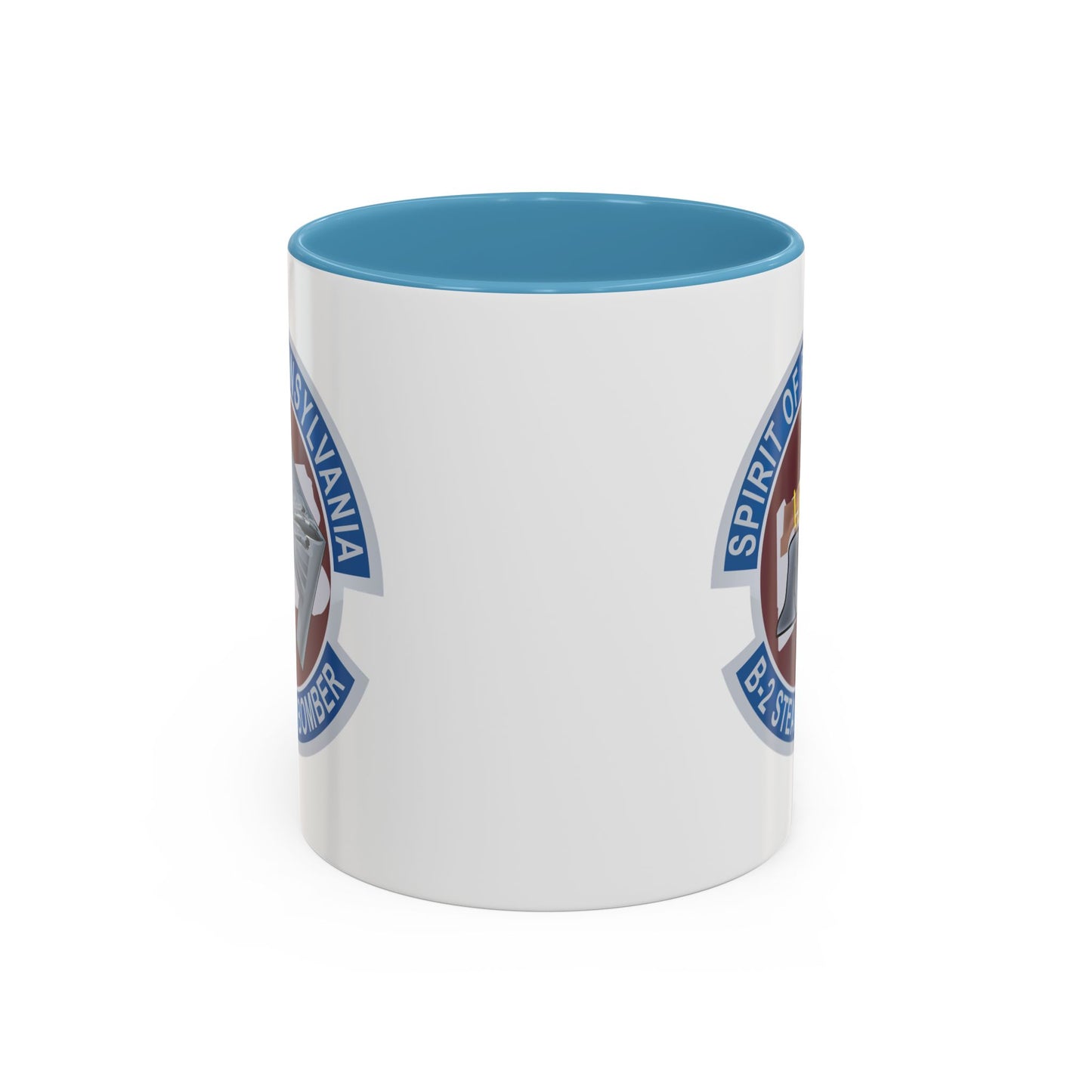 Accent Coffee Mug (11oz & 15oz) - USAF - B2 - Spirit of Pennsylvania Stealth Bomber wo Txt X 300