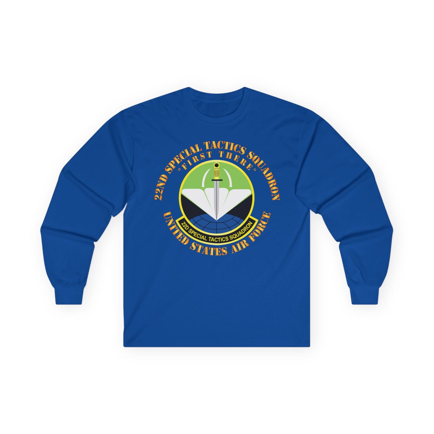Unisex Ultra Cotton Long Sleeve Tee - USAF - 22nd Special Tactics Squadron - First There X 300