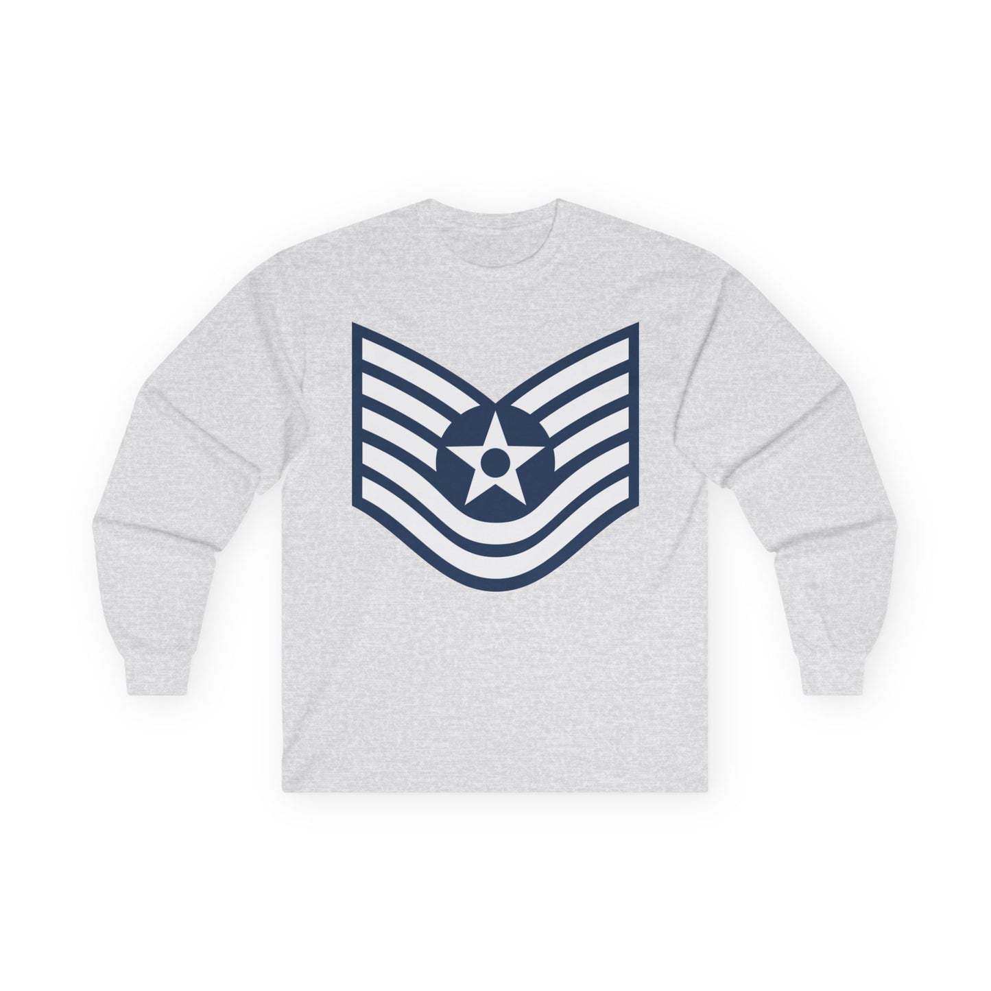 Unisex Ultra Cotton Long Sleeve Tee - USAF - Technical Sergeant (E6) - 2020