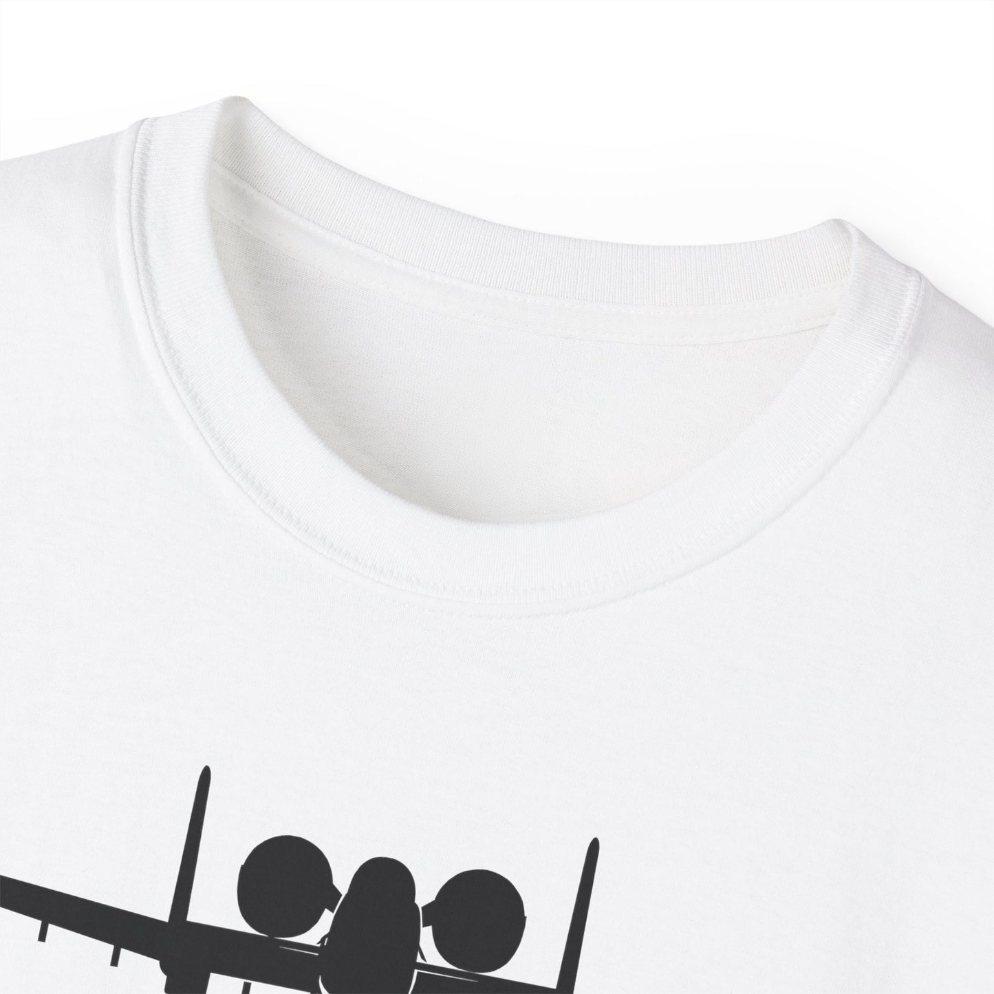 Unisex Ultra Cotton Tee - Aircraft - USAF - A-10 Thunderbolt II - Front - Silhouette X 300