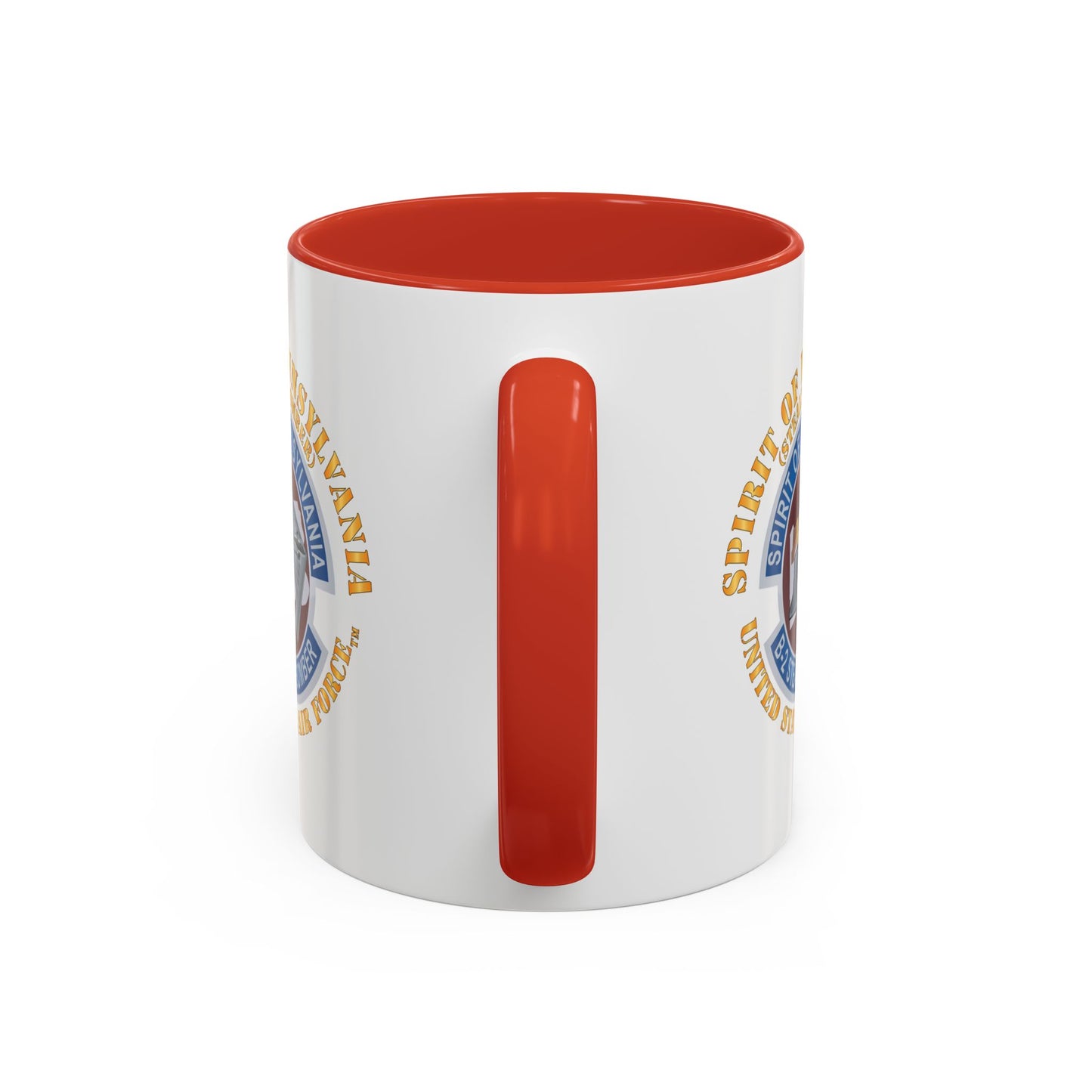 Accent Coffee Mug (11oz & 15oz) - USAF - B2 - Spirit of Pennsylvania Stealth Bomber X 300