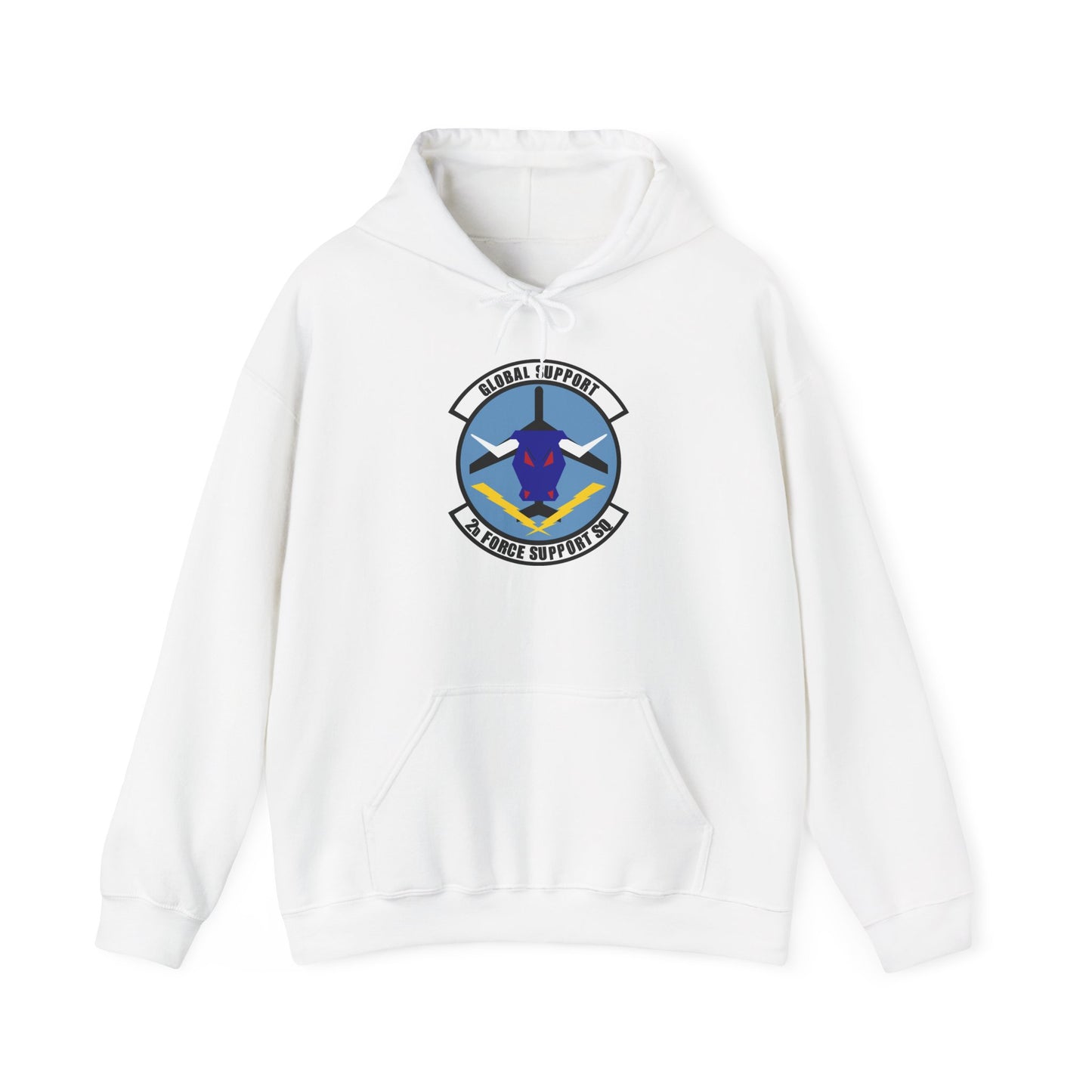 Unisex Heavy Blend Hooded Sweatshirt - USAF - 2d  Force Support Squadron wo txt