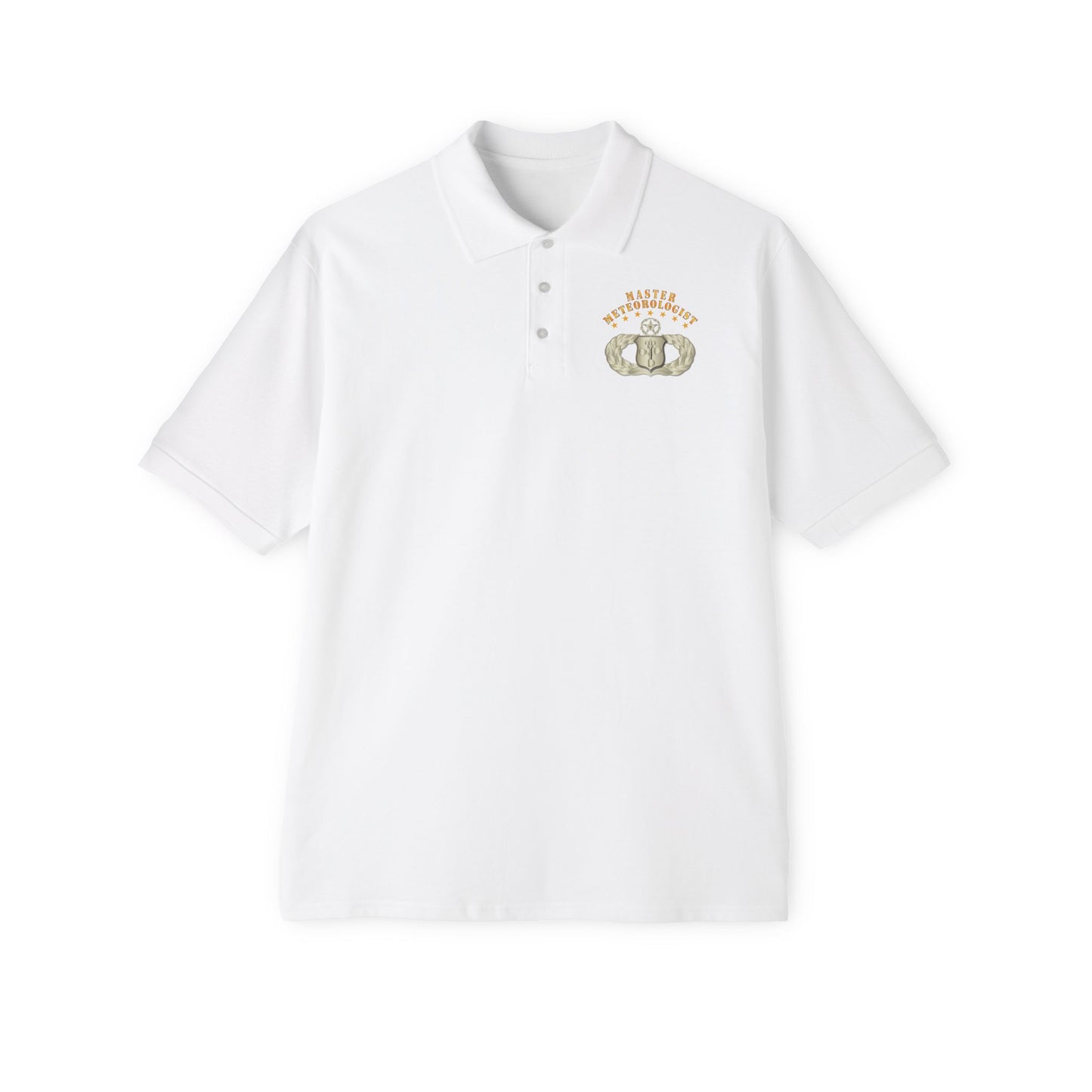 Men's Piqué Polo - USAF - Meteorologist - Master Badge wo DS