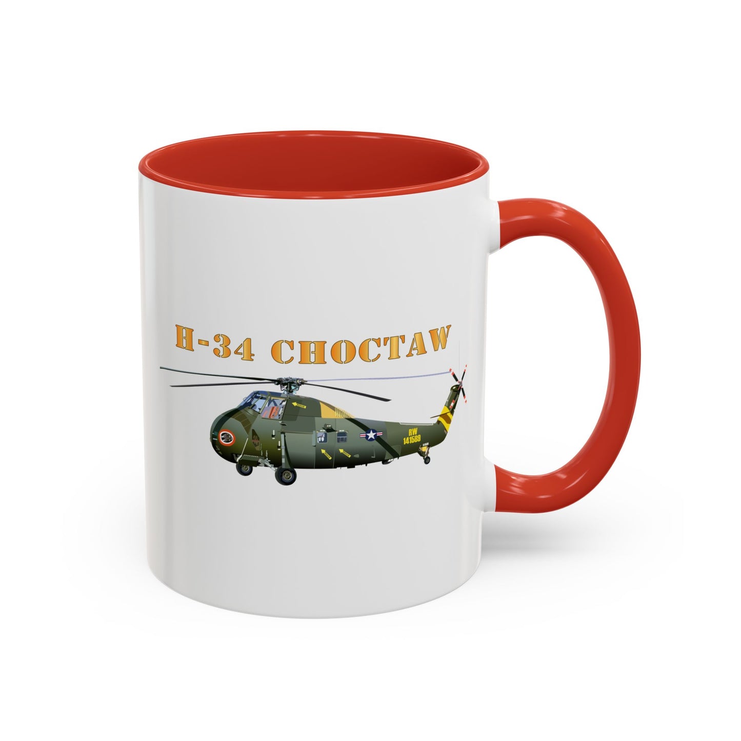 Accent Coffee Mug (11oz & 15oz) - H-34 Choctaw with Txt X 300