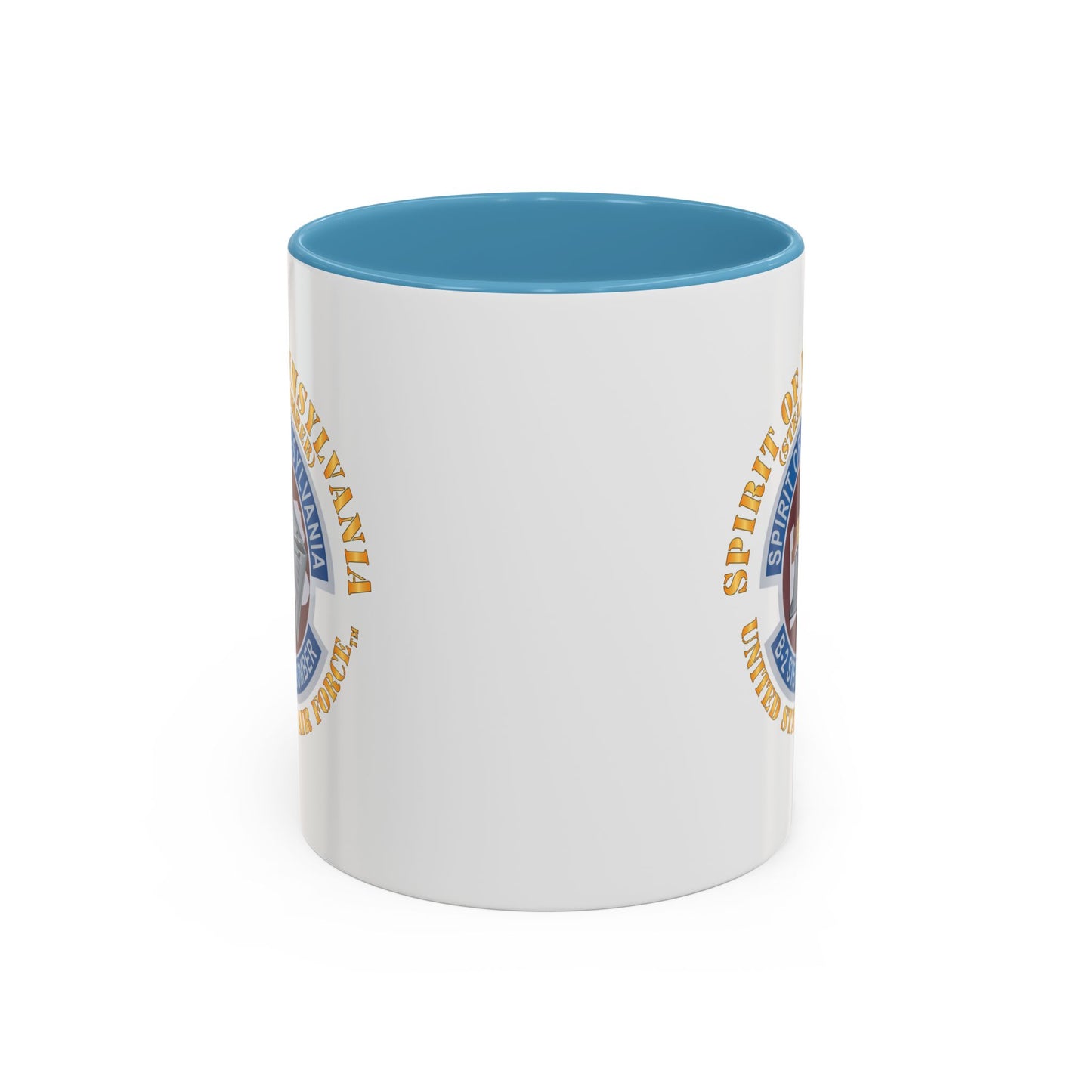 Accent Coffee Mug (11oz & 15oz) - USAF - B2 - Spirit of Pennsylvania Stealth Bomber X 300