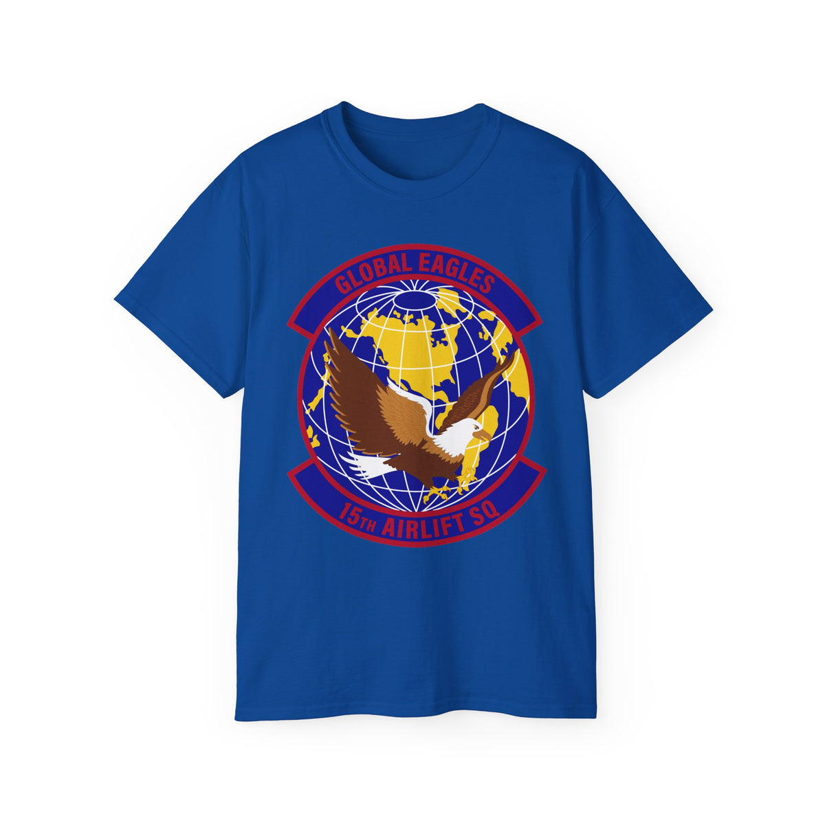 Unisex Ultra Cotton Tee - USAF - 15th Airlift Squadron wo txt