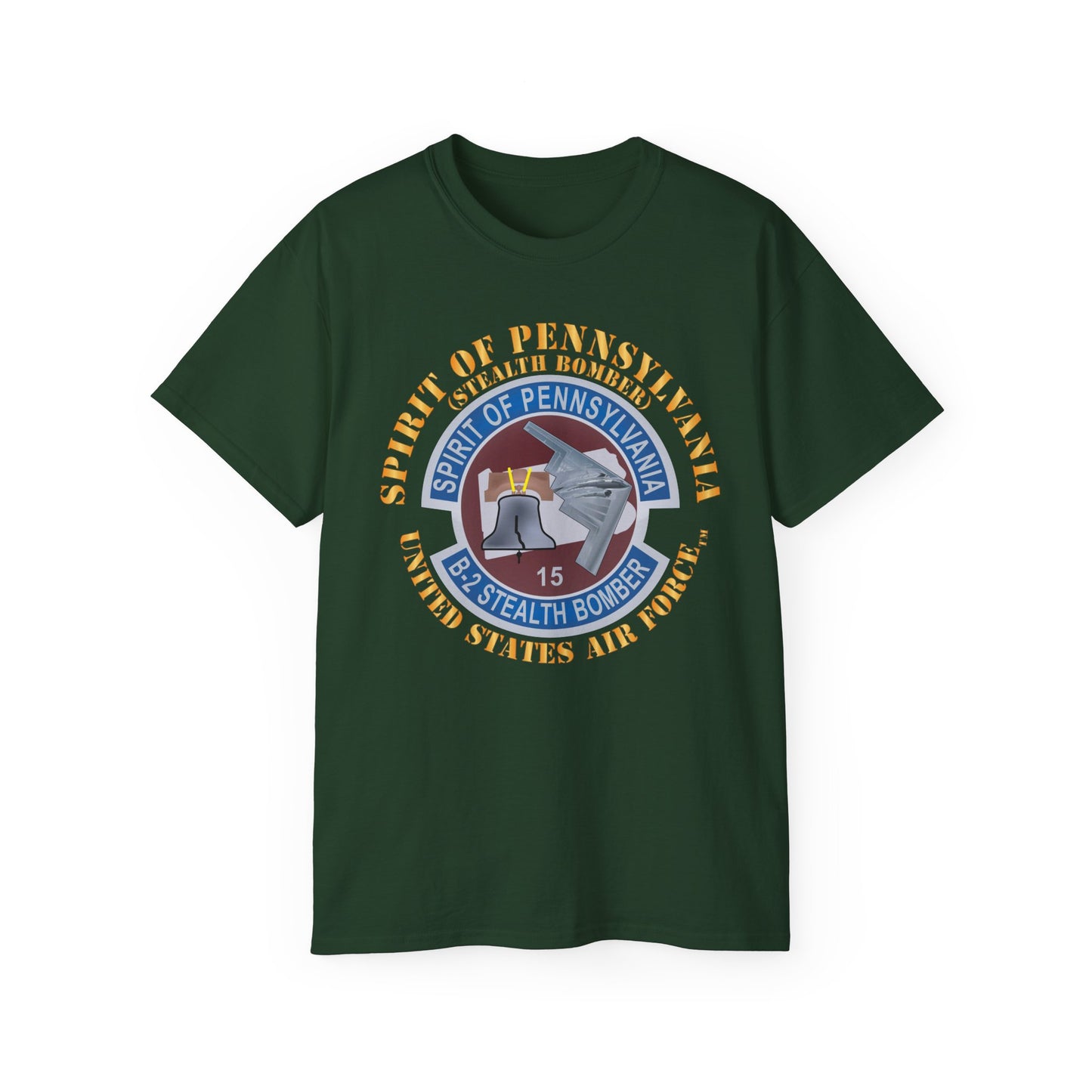 Unisex Ultra Cotton Tee - USAF - B2 - Spirit of Pennsylvania Stealth Bomber X 300