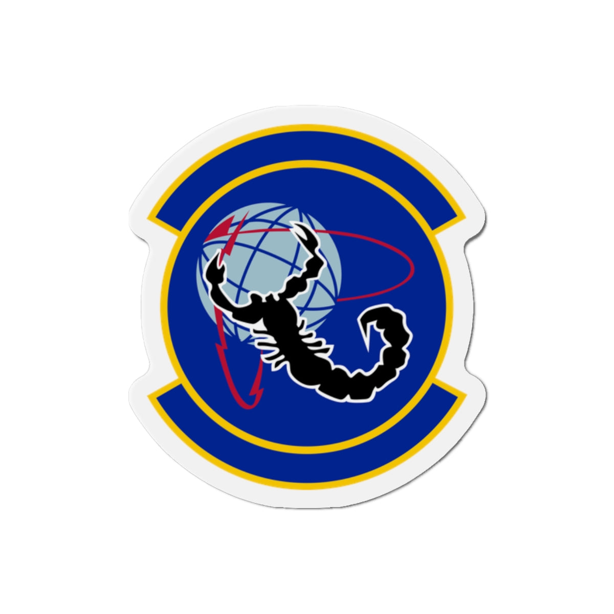 Die-Cut Magnet - USAF - 4th Space Warning Sq wo txt X 300