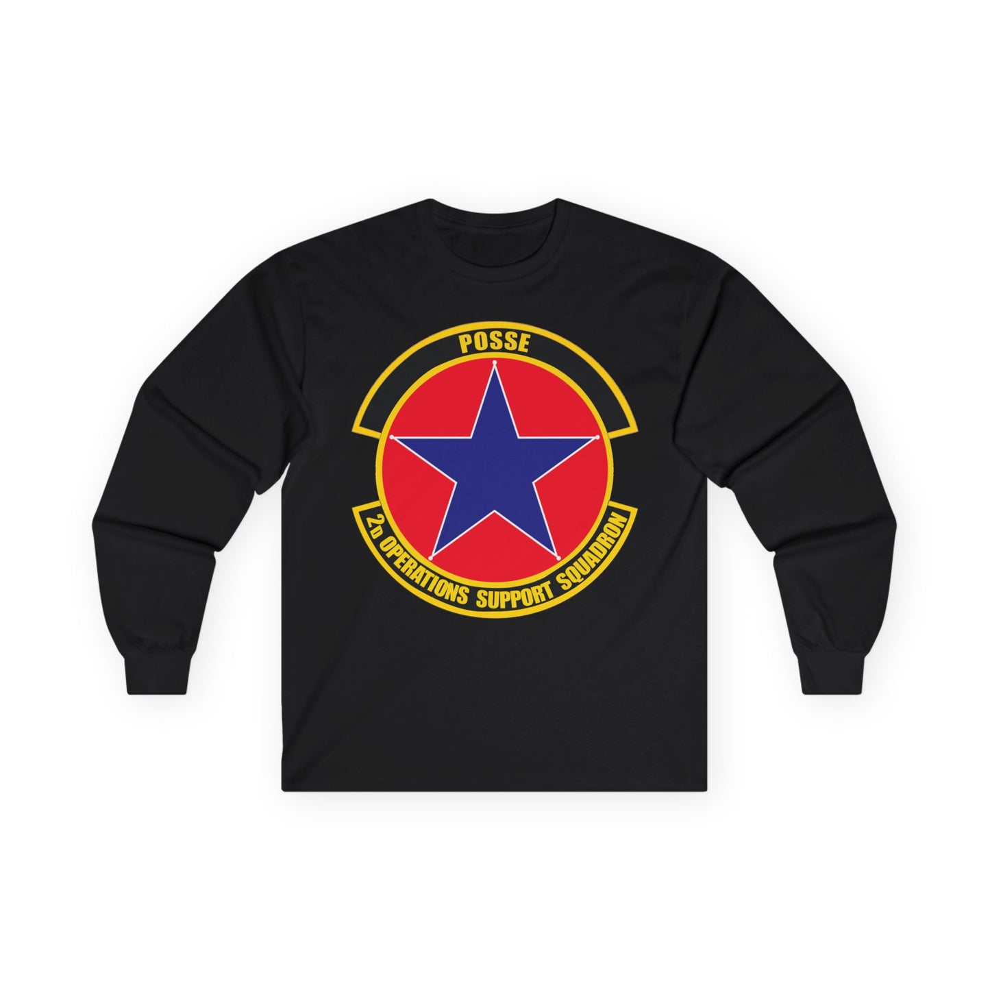 Unisex Ultra Cotton Long Sleeve Tee - USAF - 2nd Operations Support Squadron wo txt