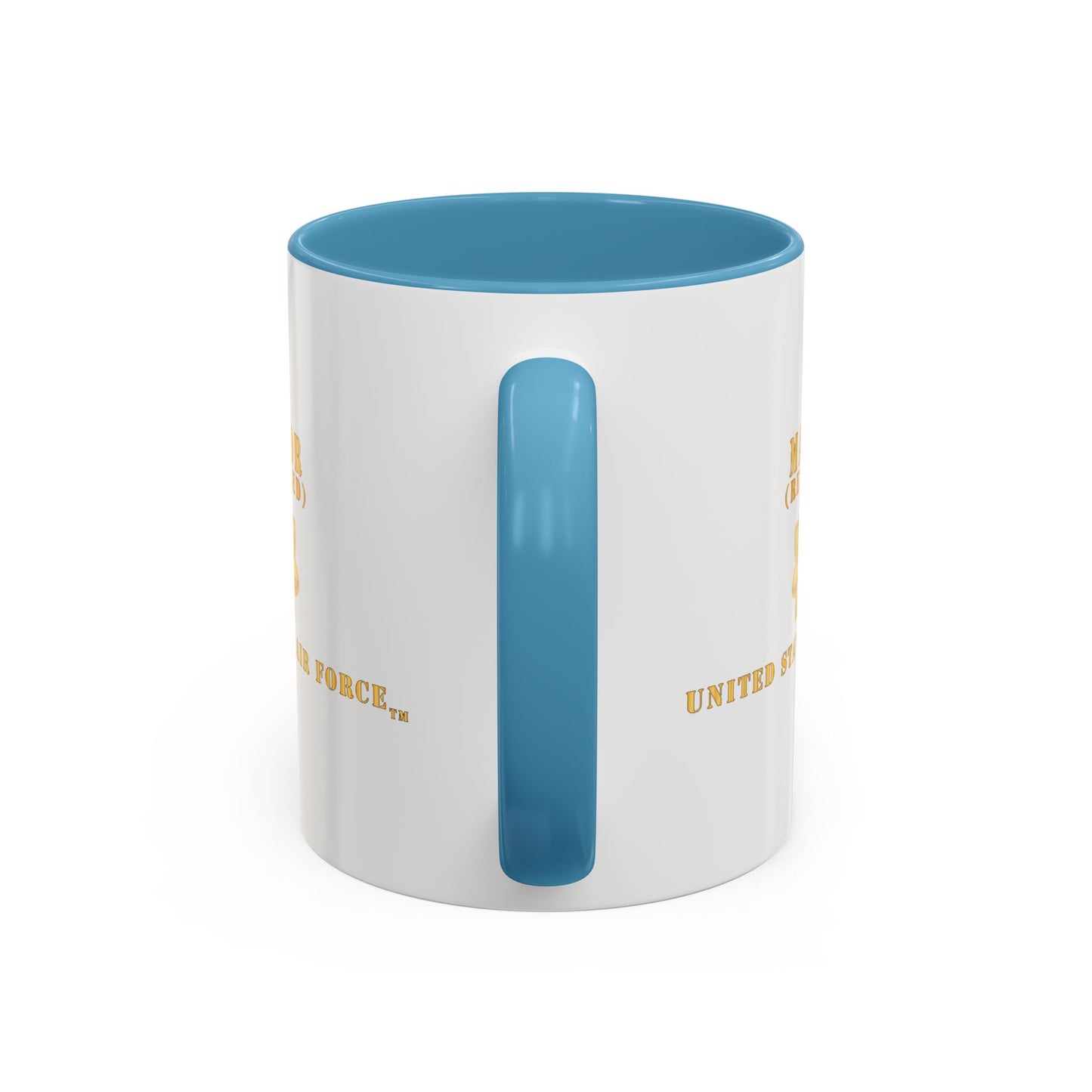 Accent Coffee Mug (11oz & 15oz) - USAF - Major - MAJ - Retired X 300