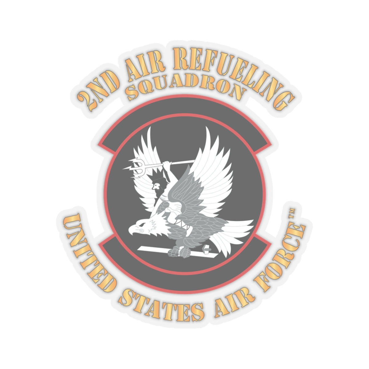 Kiss-Cut Stickers - USAF - 2nd Air Refueling Squadron