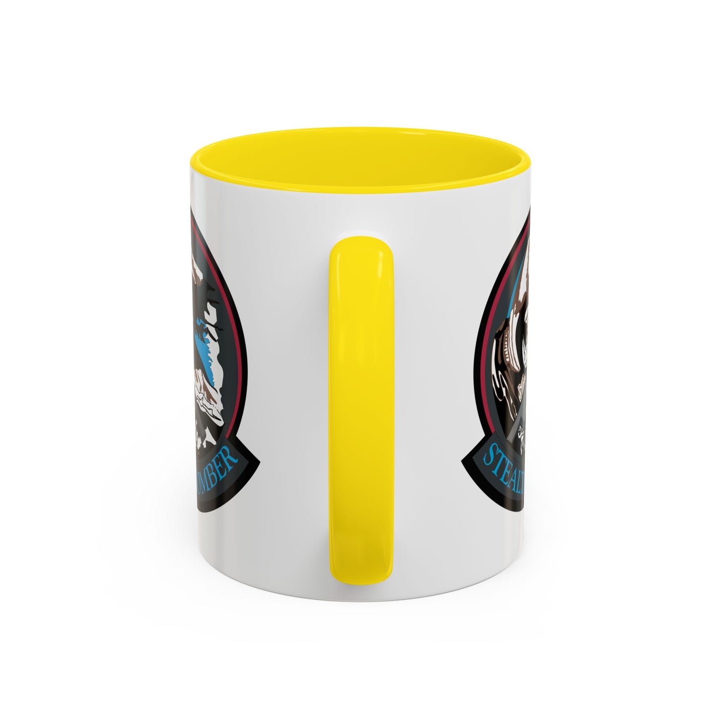 Accent Coffee Mug (11oz & 15oz) - USAF - B2 - Grim Reaper - Stealth Bomber wo txt X 300