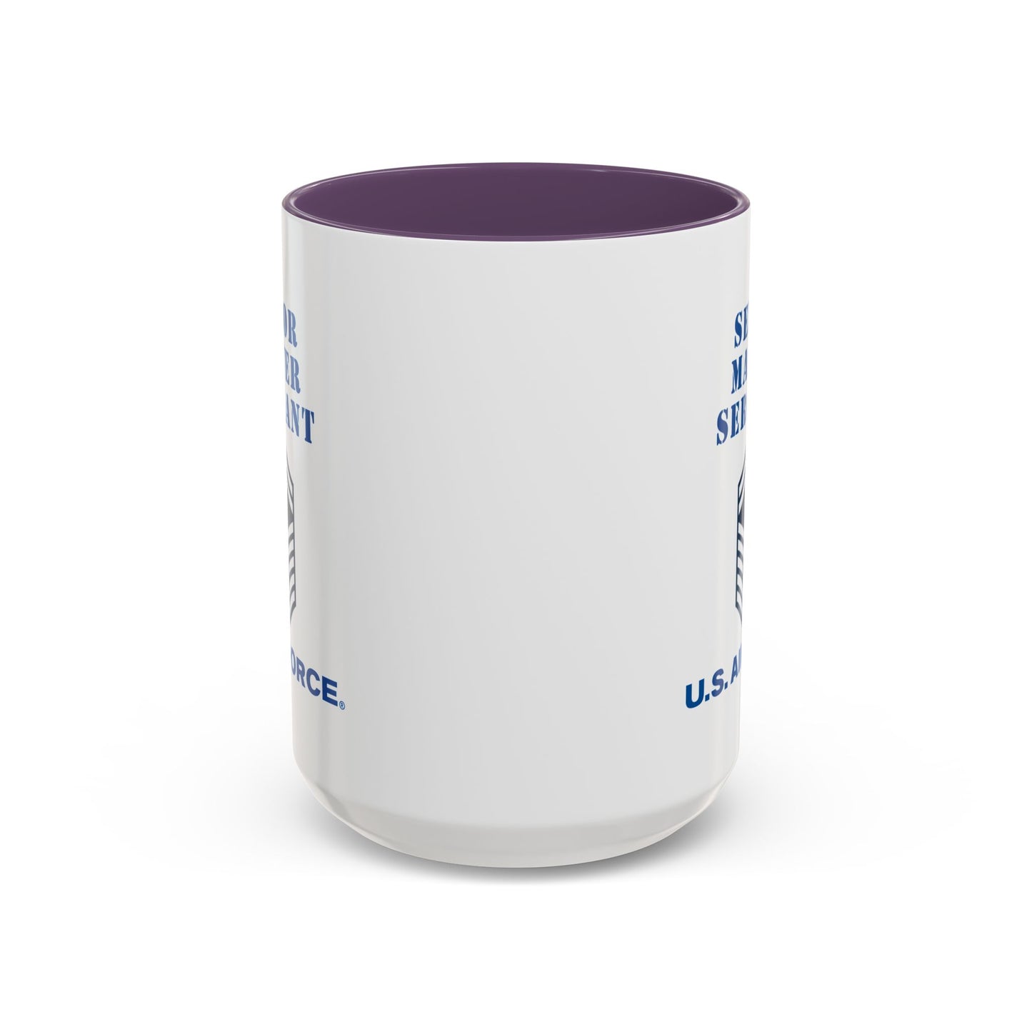 Accent Coffee Mug (11oz & 15oz) - USAF - Senior Master Sergeant (E8a) - 2020 - US Air Force w Text X 300