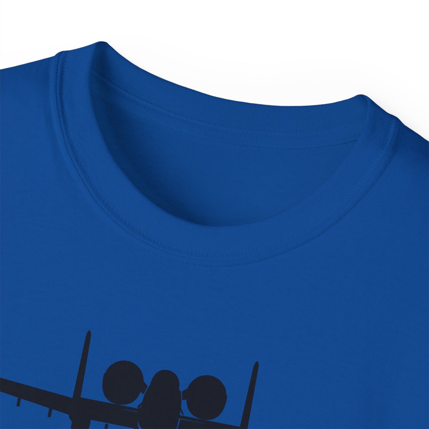 Unisex Ultra Cotton Tee - Aircraft - USAF - A-10 Thunderbolt II - Front - Silhouette X 300