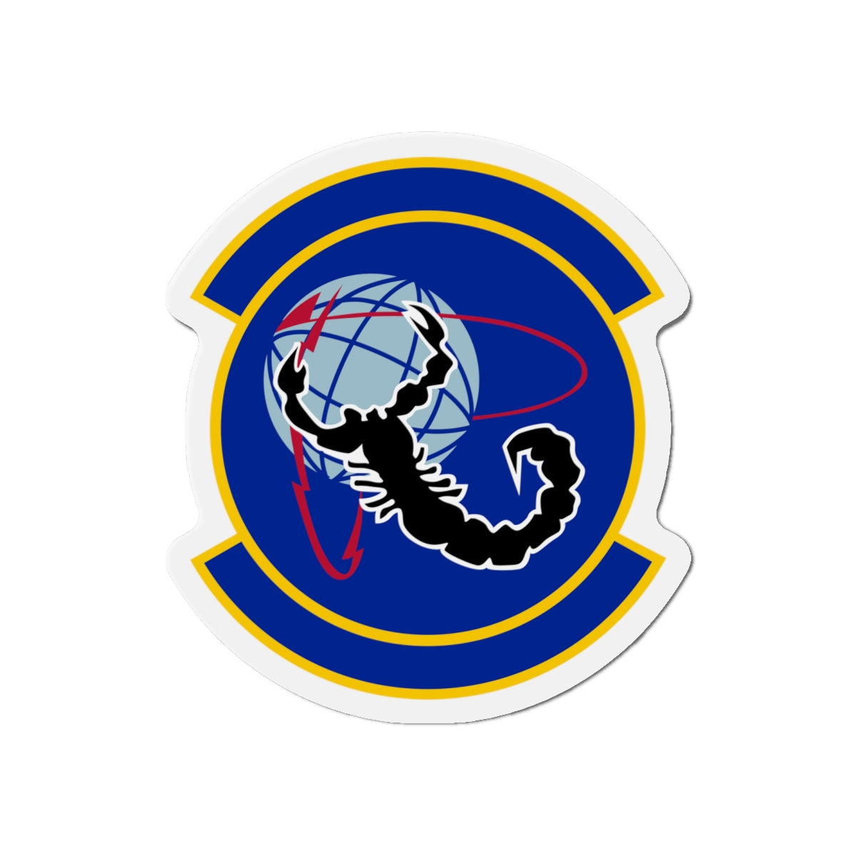 Die-Cut Magnet - USAF - 4th Space Warning Sq wo txt X 300