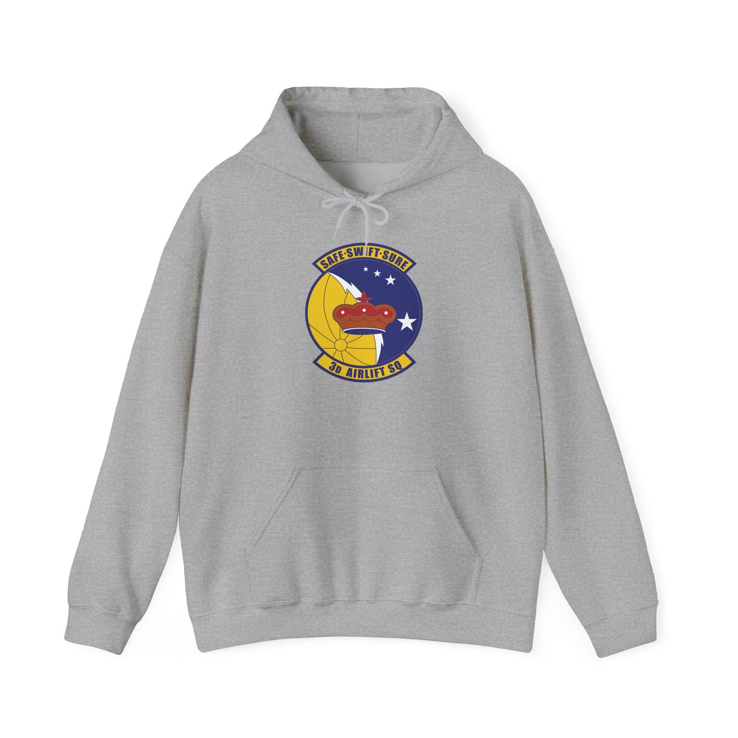 Unisex Heavy Blend Hooded Sweatshirt - USAF - 3rd Airlift Squadron wo txt