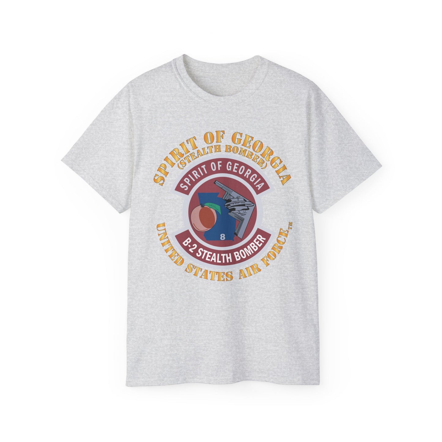 Unisex Ultra Cotton Tee - USAF - B2 - Spirit of Georgia - Stealth Bomber X 300