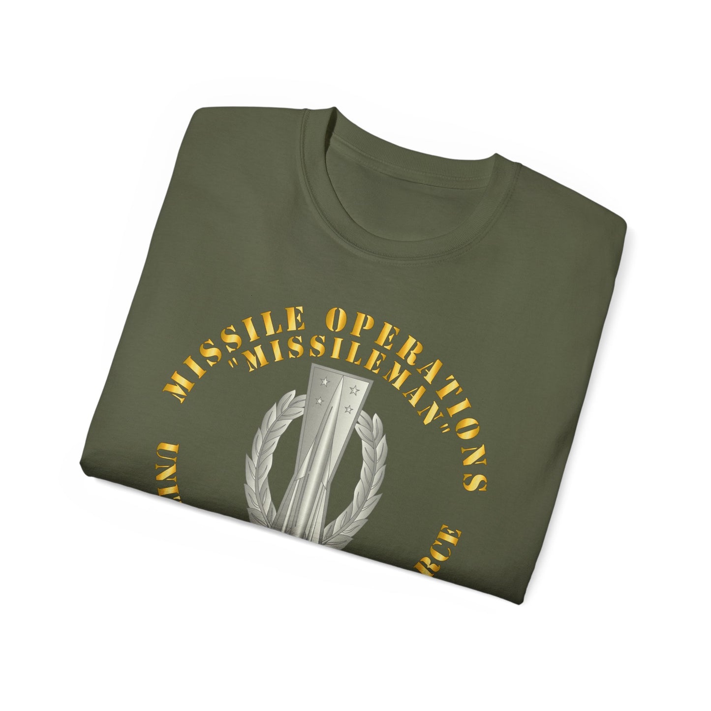Unisex Ultra Cotton Tee - USAF - Missile Operations - Missileman - Basic