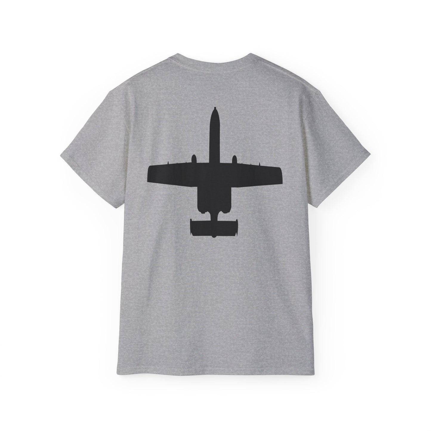 Unisex Ultra Cotton Tee - Aircraft - USAF - A-10 Thunderbolt II - Top - Silhouette X 300