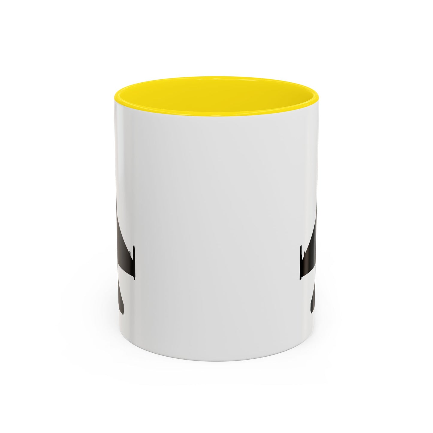 Accent Coffee Mug (11oz & 15oz) - Aircraft - F-16 -Top - Black wo Txt X 300