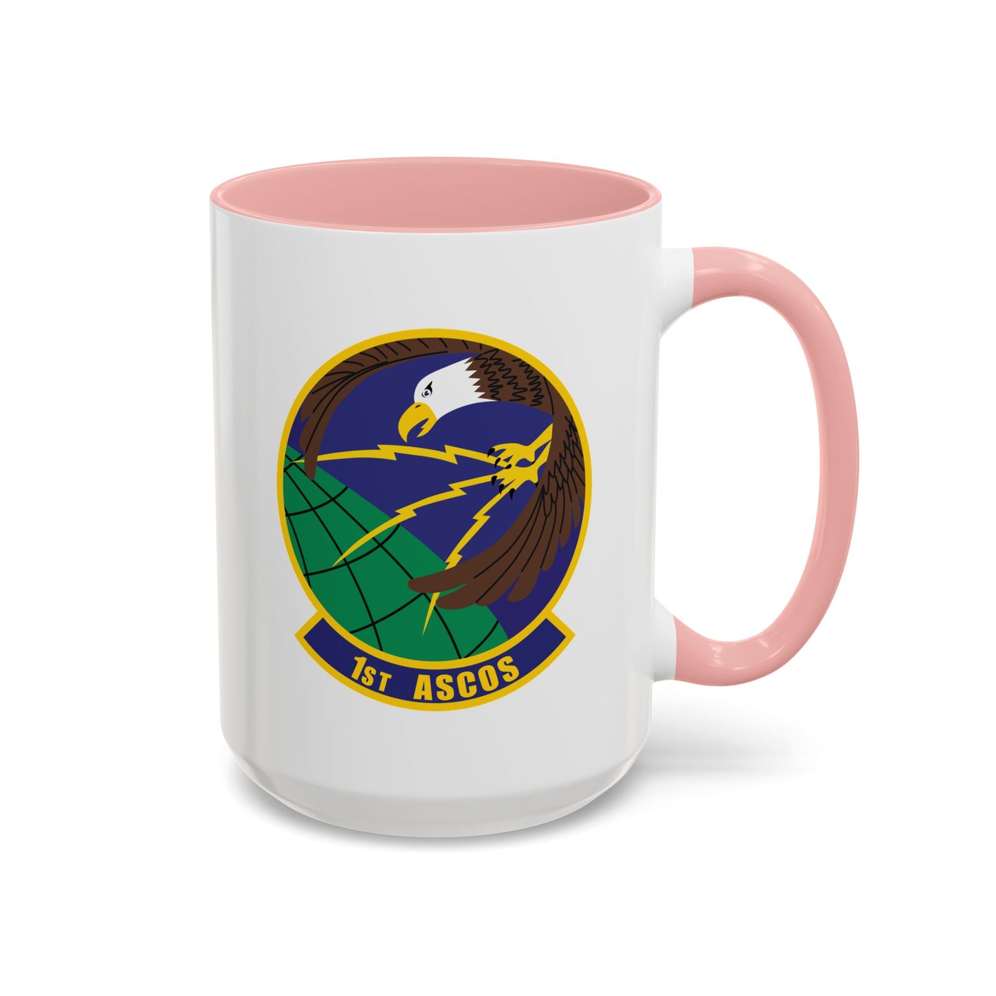 Accent Coffee Mug (11oz & 15oz) - USAF - 1st Air & Space Communications Operations Sq wo txt X 300