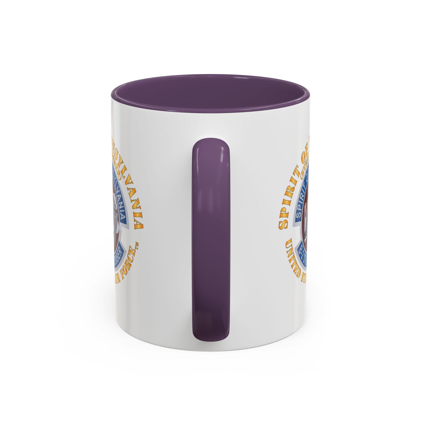 Accent Coffee Mug (11oz & 15oz) - USAF - B2 - Spirit of Pennsylvania Stealth Bomber X 300