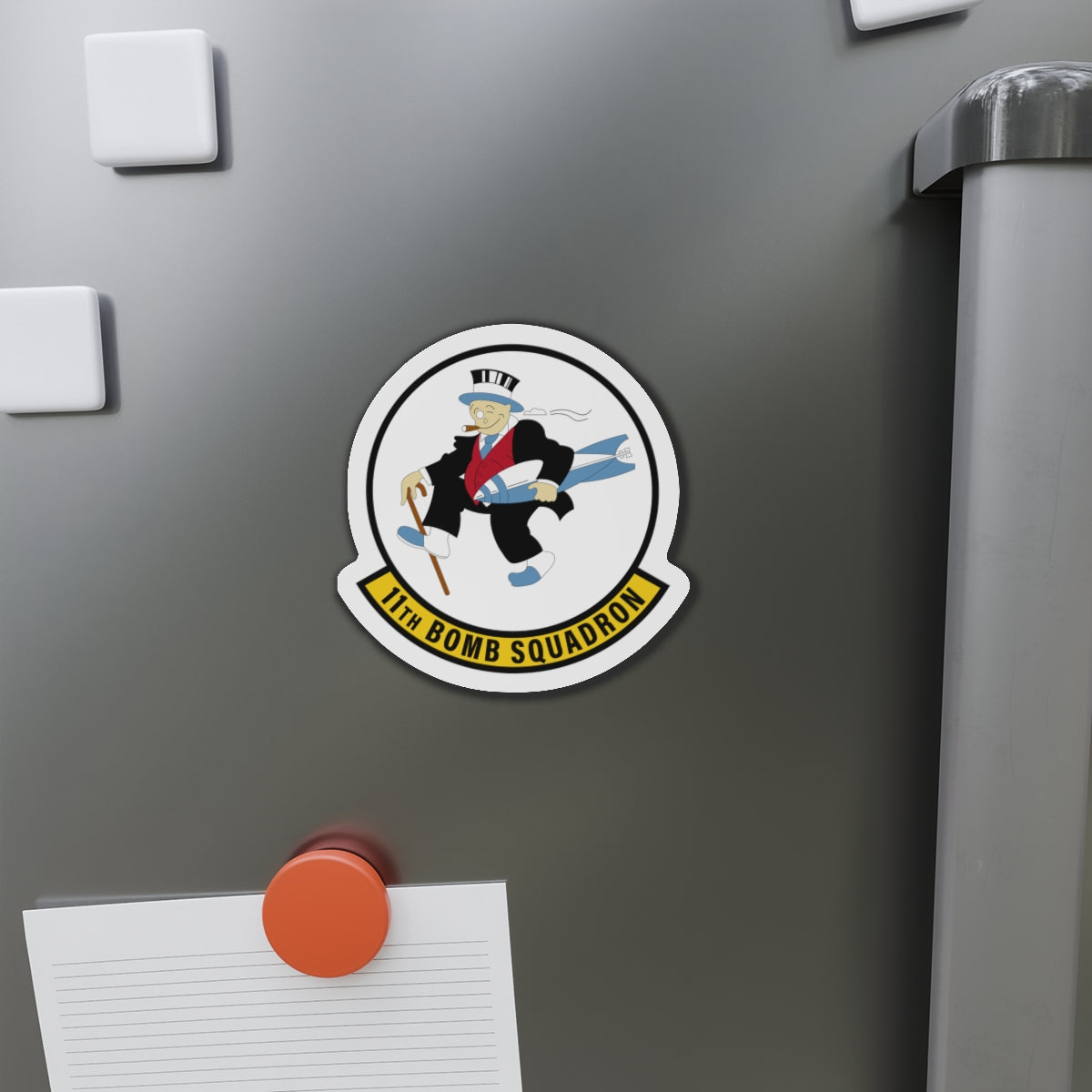 Die-Cut Magnet - USAF - 11th Bomb Squadron wo txt