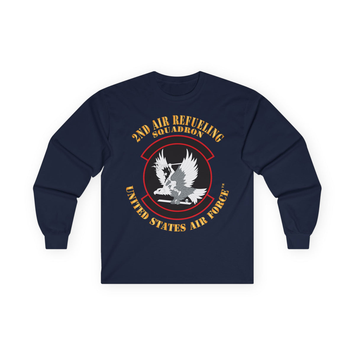 Unisex Ultra Cotton Long Sleeve Tee - USAF - 2nd Air Refueling Squadron