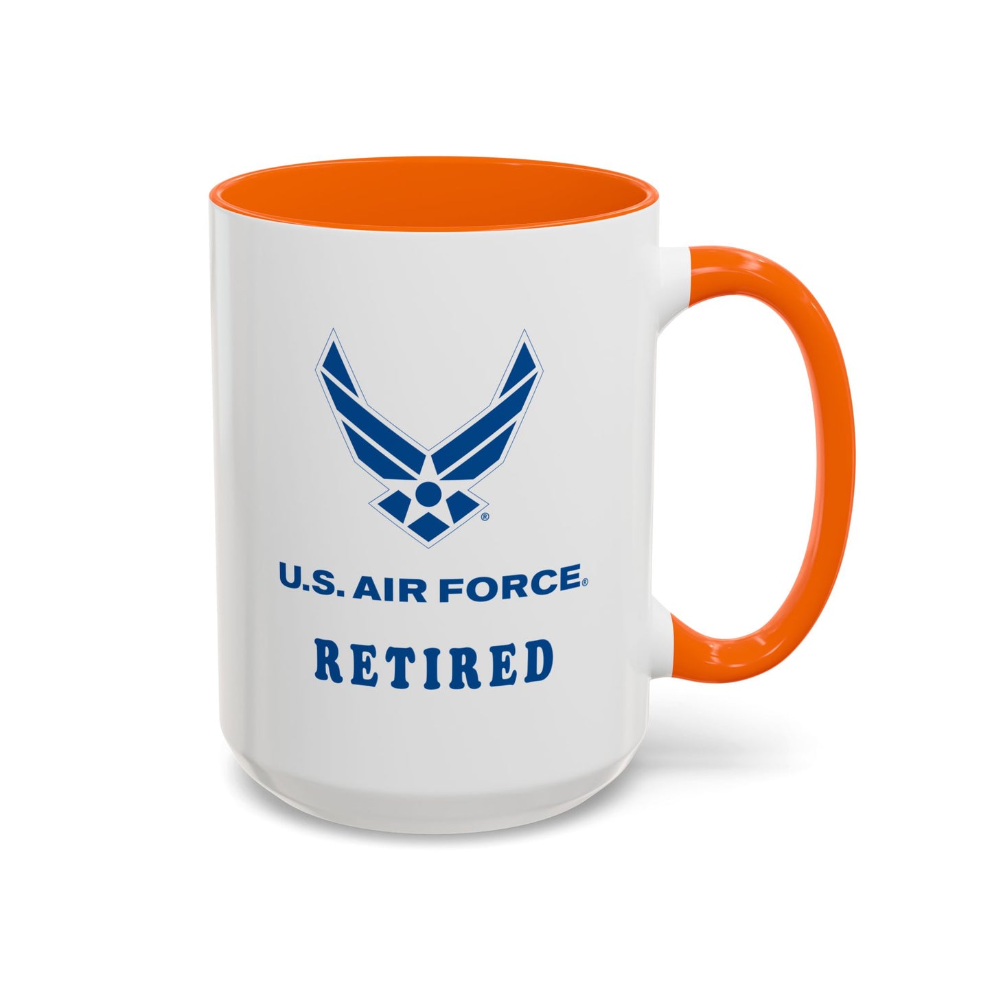 Accent Coffee Mug (11oz & 15oz) - USAF - Air Force - Retired X 300