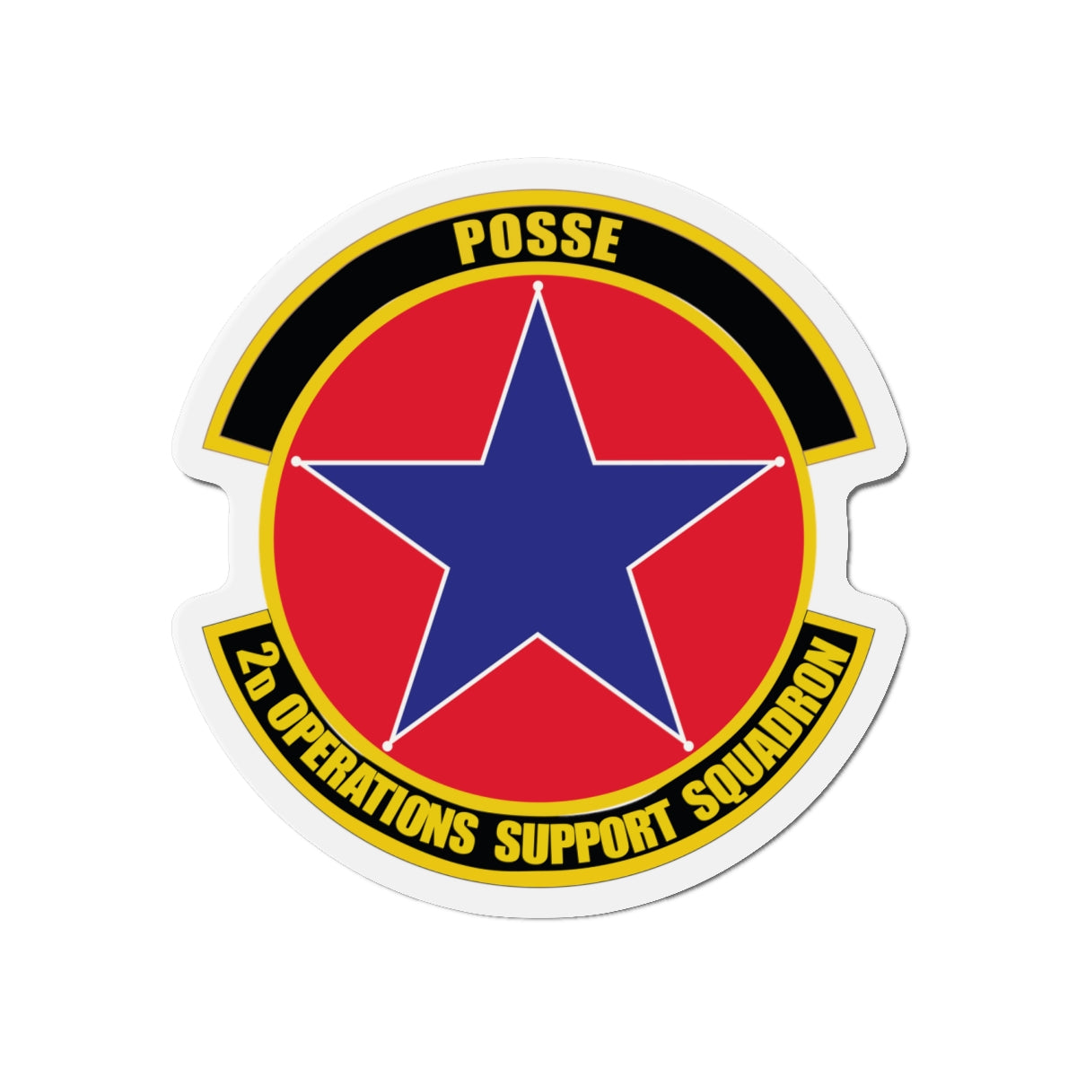 Die-Cut Magnet - USAF - 2nd Operations Support Squadron wo txt