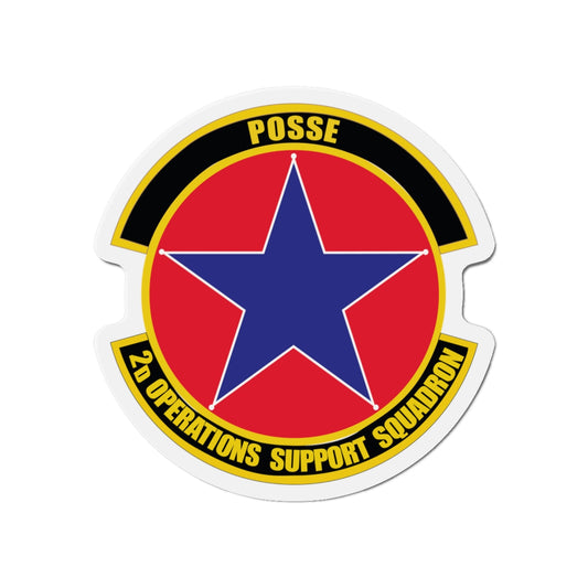 Die-Cut Magnet - USAF - 2nd Operations Support Squadron wo txt