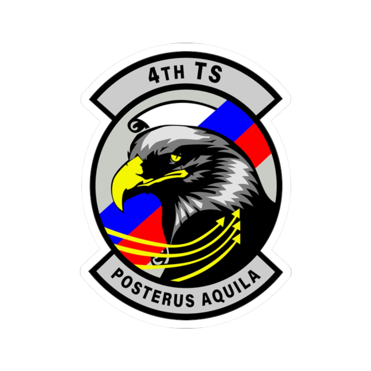 Kiss-Cut Stickers - USAF - 4th Training Squadron wo txt X 300