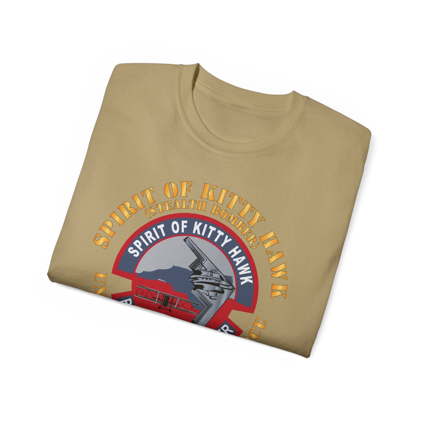Unisex Ultra Cotton Tee - USAF - B2 - Spirit of Kitty Hawk - Stealth Bomber X 300