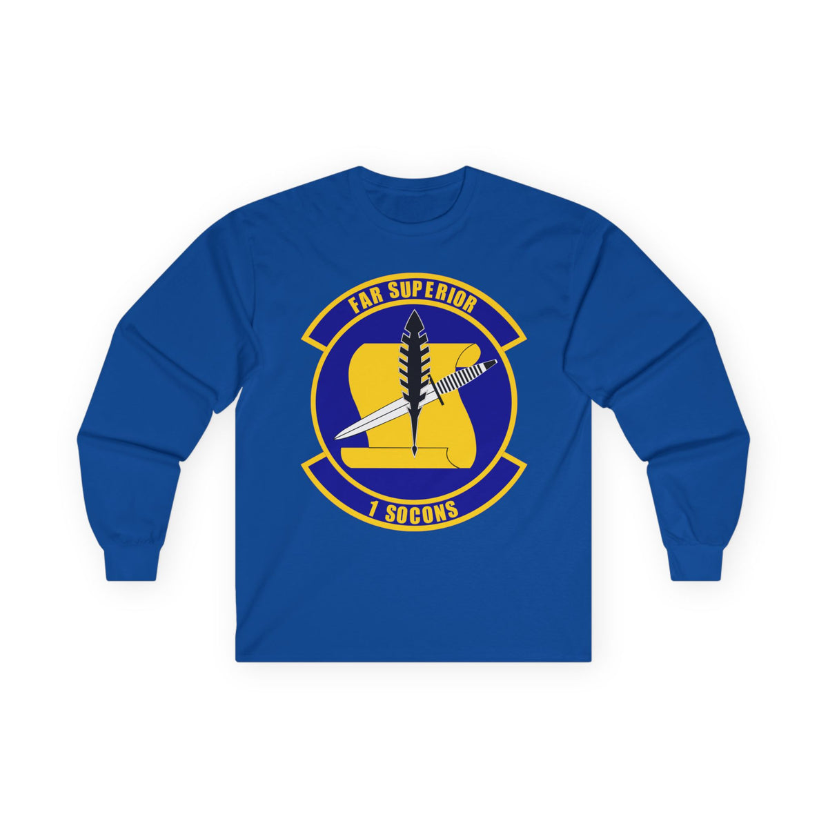 Unisex Ultra Cotton Long Sleeve Tee - USAF - 1st Special Operations Contracting Sq wo txt X 300