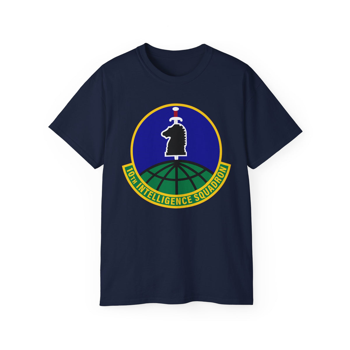 Unisex Ultra Cotton Tee - USAF - 10th Intelligence Support Sq wo txt